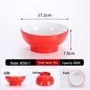Diruian Two-Tone Melamine Noodle Bowl for Commercial and Home Use