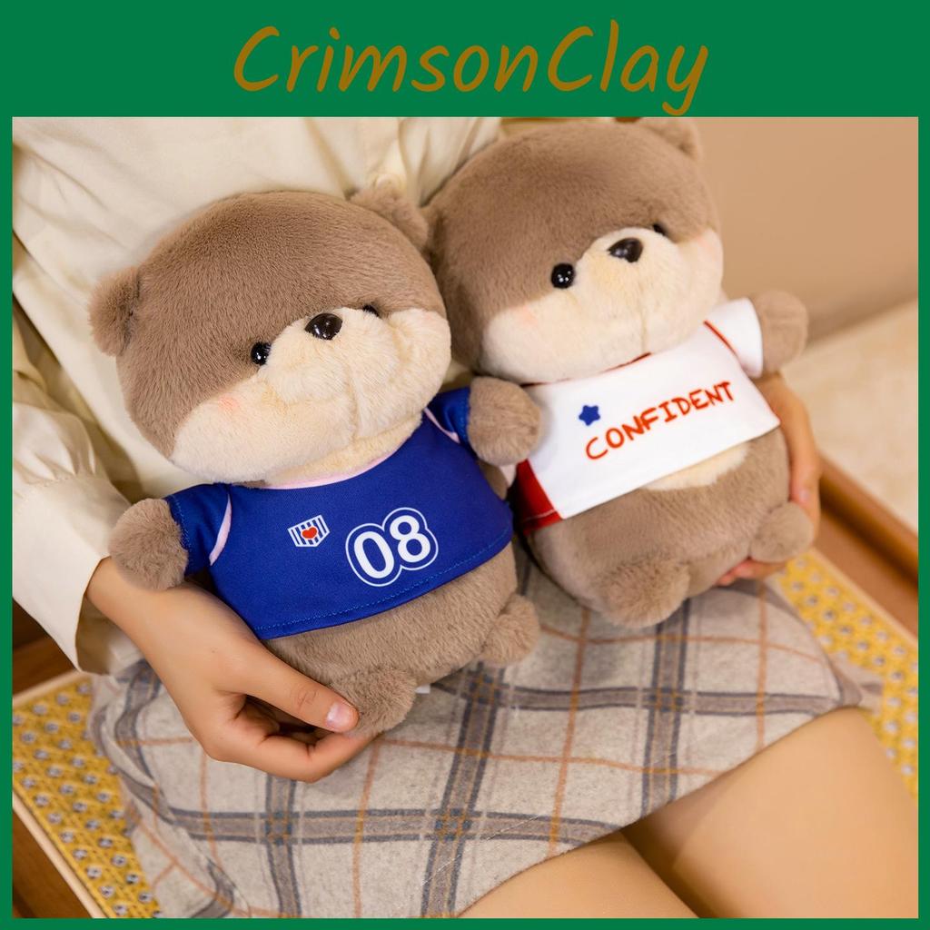 Toy Otter Plush Cartoon Stuffed Doll Decoration For Office Bedroom And Gift