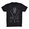 Stethoscope 2 Patent Men's T-Shirt On Black, Red, White or Gray - 100% Soft Premium Cotton Men's T-Shirt - Soft and Comfy Tee