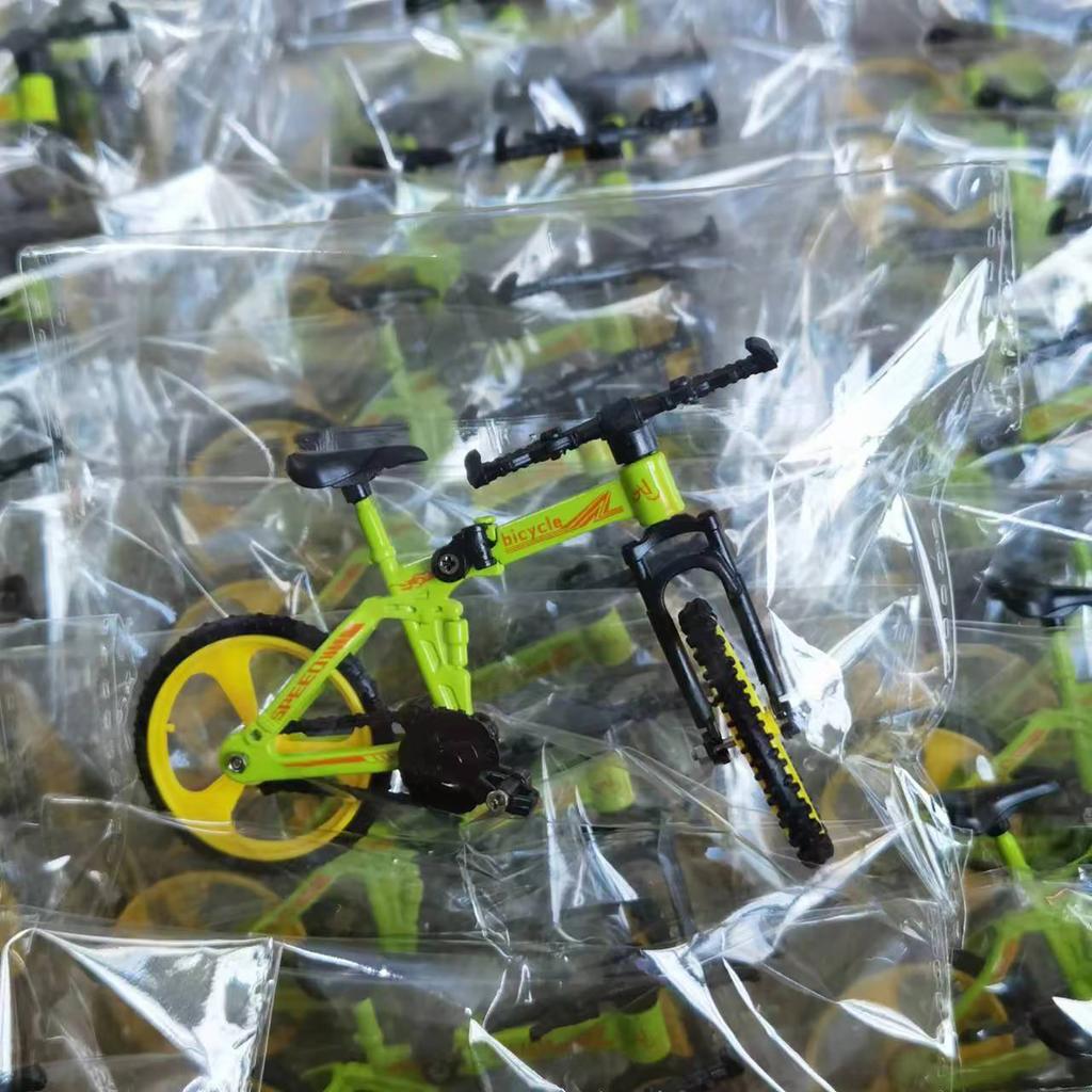 Alloy Folding Mountain Bike Model Toy Mini Finger Bike Fingertip Scooter