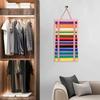Portable karate belt display stand, with hanging medal sticks, lightweight hanging taekwondo belt display stand storage rack