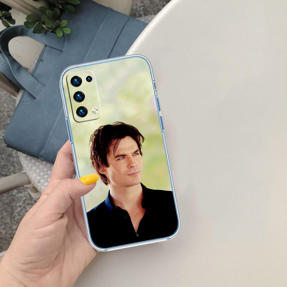 Vampire Diaries Damon Transparent Phone Case for Motorola Moto G40 G04 G05 One Ace Action Fusion + Plus Hyper Macro Vision Zoom