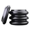 Floor Care Cups for Piano Wheels Solid Wood Set of 4 with Recessed Support Design and Bottom Pad for Indoor Floors