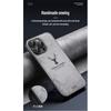 Soft Deer Head Shockproof Silicone Bumper Case For iPhone 15 14 13 12 11 Pro Max 7 8 6 s Plus SE Leather TPU Back Cover