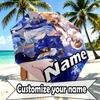 Custom Name Personalized Genshin Impact Print Umbrella, Auto Open Close, 8‑Rib Sturdy Frame, Commute Camping Hiking Use, Birthday Gift