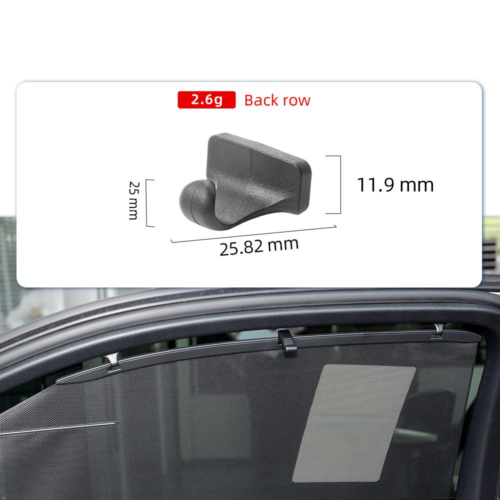For Mercedes Benz C GLC W205 W253 Handle Curtain Hook Handle Buckle Fixing Clip Sunshade Hook Locking Pad Car Rear Shade Curtain