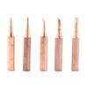 5Pcs Pure Copper Iron Tip Soldering Tip Rework Station Welding Head Soldering