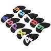 10 stücke Golf Eisen Kopf Abdeckung mit Große Farbe Nummer Wasserdichte Neopren Golf Eisen Club Headcover Set