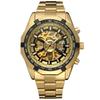 Forsining Chinese Relogio Forsining Montrepourhomme Stainless Steel Bracelet Mechanical Skeleton Automatic Watch Wristwatch Man