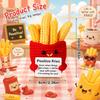 Bambola all'uncinetto Energia Positiva Tasca Abbraccio Fatto a Mano Maglia Peluche Patata Pianta Avocado Ape Tartaruga Anatra Divertente Regalo di Supporto Emotivo