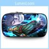 Stunning Polyester One Piece Pencil Case Featuring Zoro And Luffy For Students
