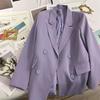 Casual Office Blazer Women Fashion Long Sleeve Jacket Outwears Coat