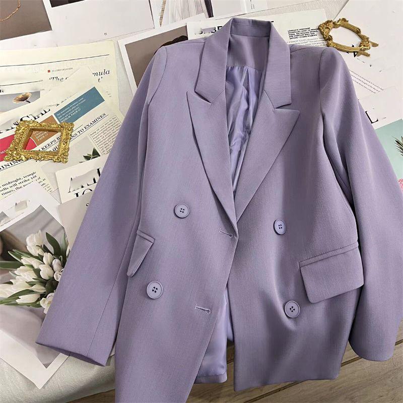 Casual Office Blazer Women Fashion Long Sleeve Jacket Outwears Coat