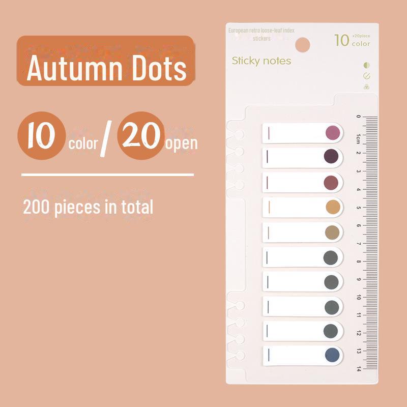 

Цветные стикеры Моранди: Маленький, свежий, пригодный для записи, листовой ПЭТ-материал для классификации ключевых знаков