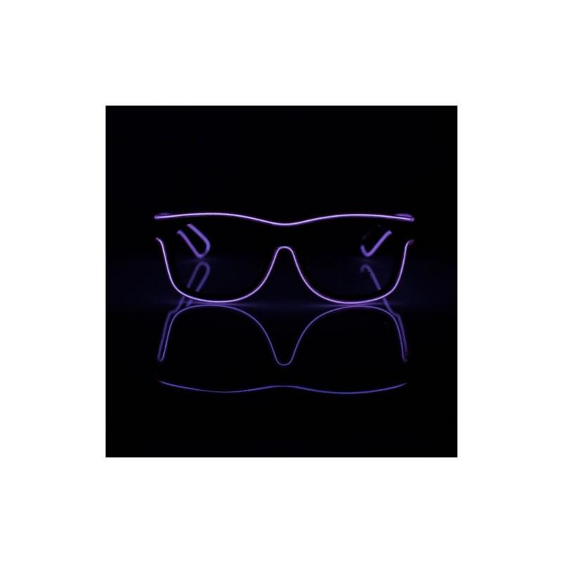 Premium Quality Led El Wire Glasses Light Up Glow Sunglasses For Dj Nightclub Parties