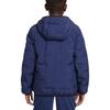 Nike Down Jacket Hooded Zipper Versatile Long Sleeve Dark Navy Kids Jackets HQ7186-410