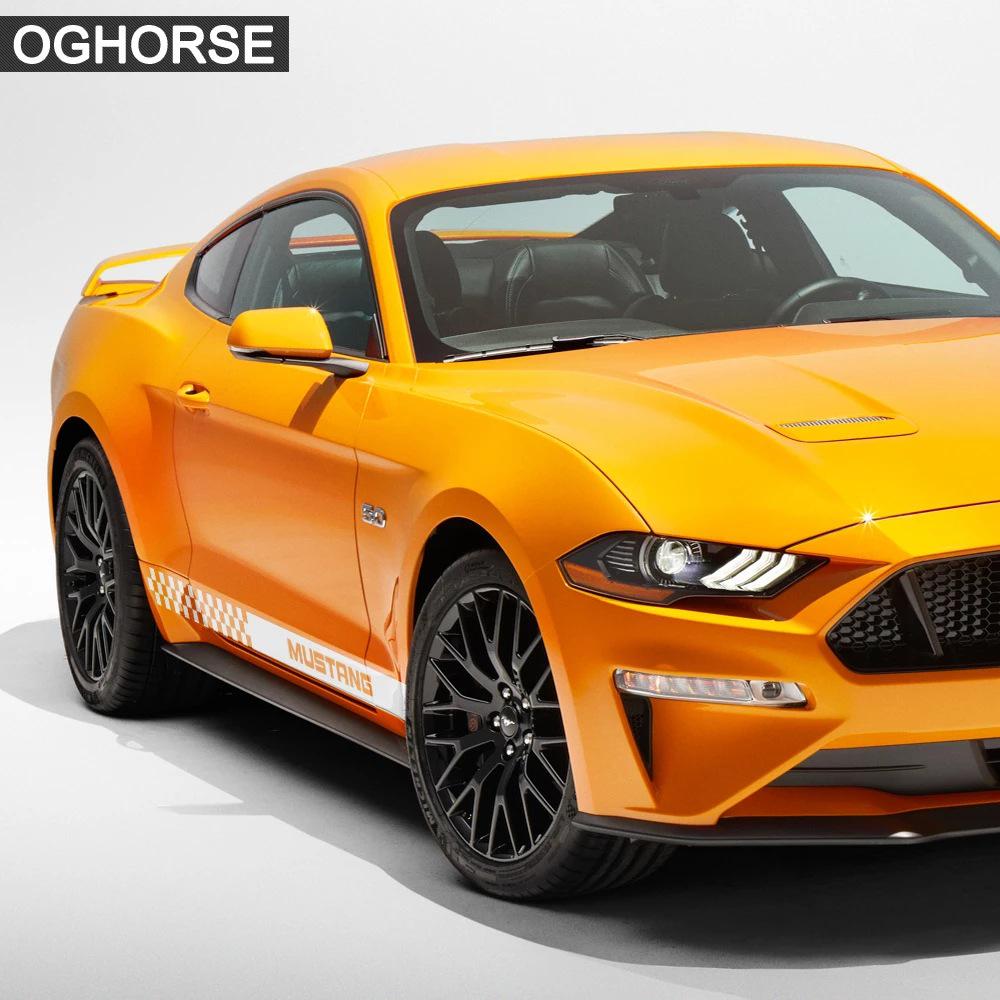 Ford Mustang Sportlicher Pinstripe Seitenschweller Aufkleber