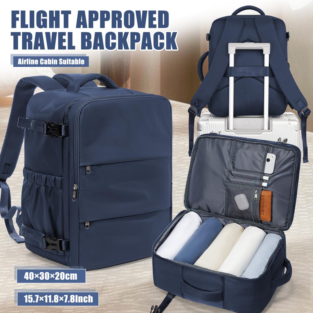 Ryanair 40x30x20 Travel Backpack Wizzair Cabin Airplane Cabin Hand Luggag Bags Men Women Work Business Backpack Laptop Packbag