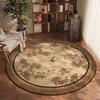Thick Non-Slip Vintage Floral Area Rug In Faux Wool Living Room Bedroom Modern Chinese Style