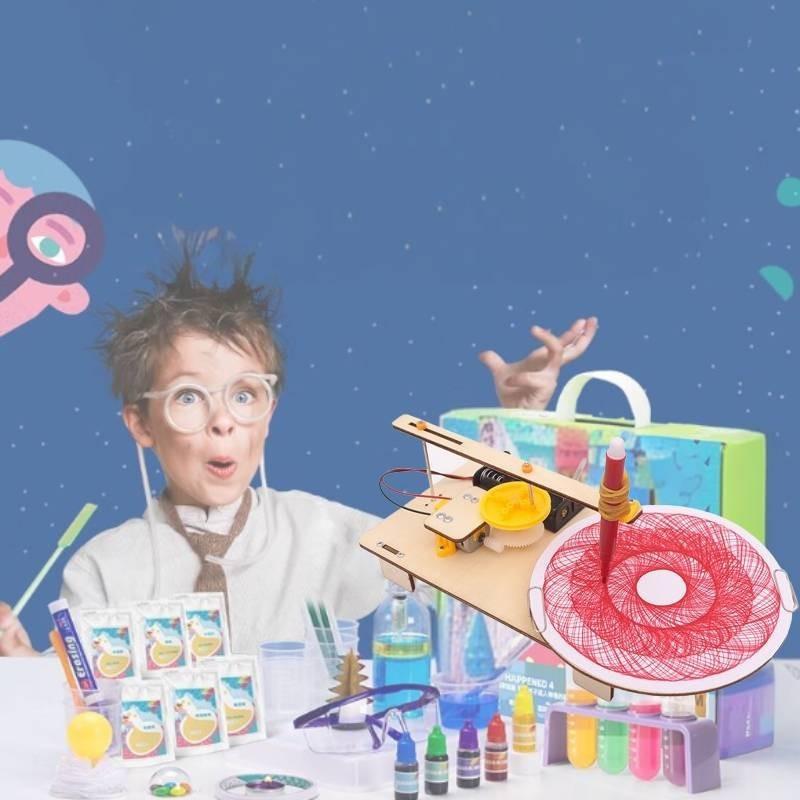 Schüler Mittelschule Grundschule DIY Elektrisches Zeichengerät Materialpaket Wissenschaft Pädagogisches Spielzeug