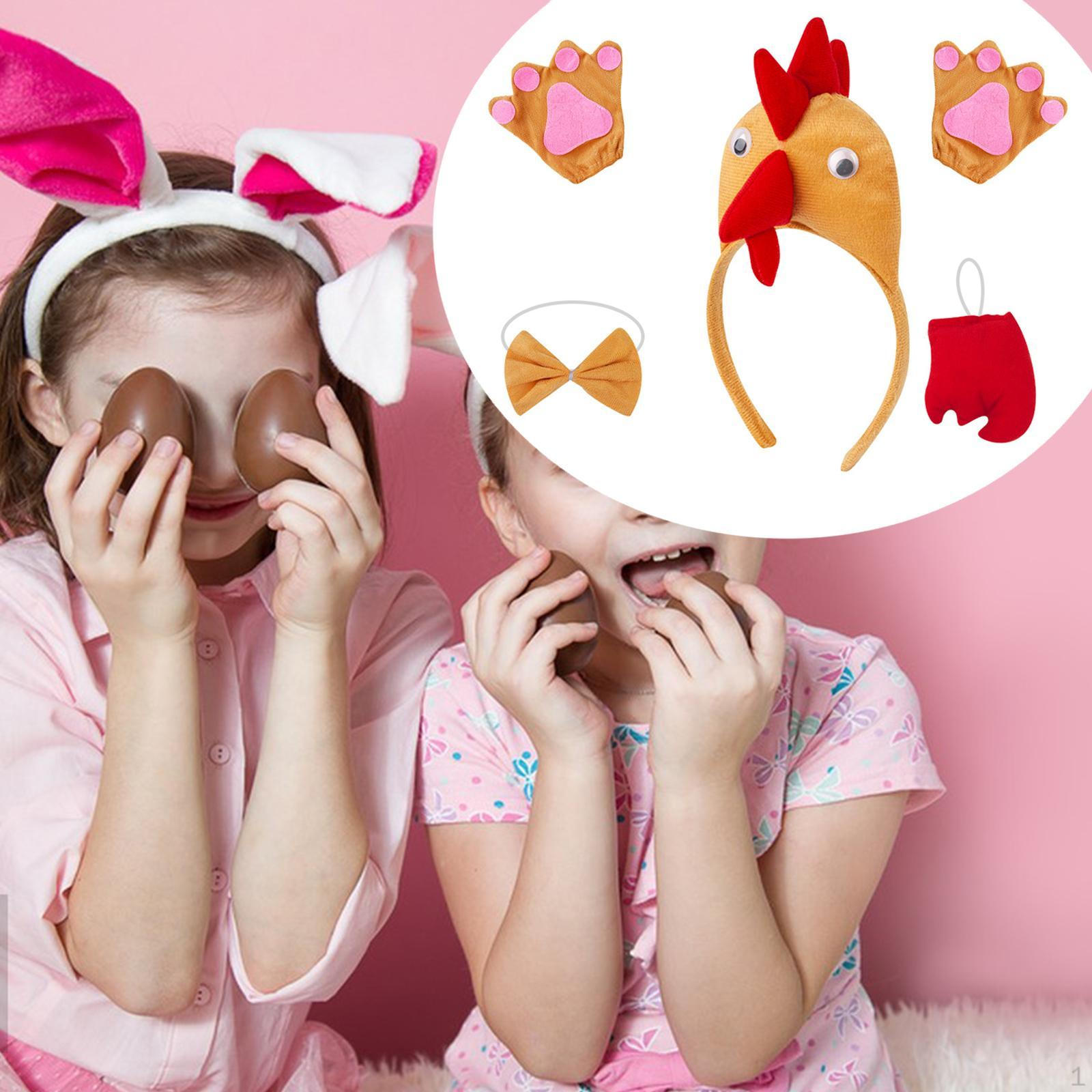 

3D комплект костюмов животных в виде курицы, симпатичное карнавальное платье для вечеринки по случаю дня рождения в стиле косплея Brown