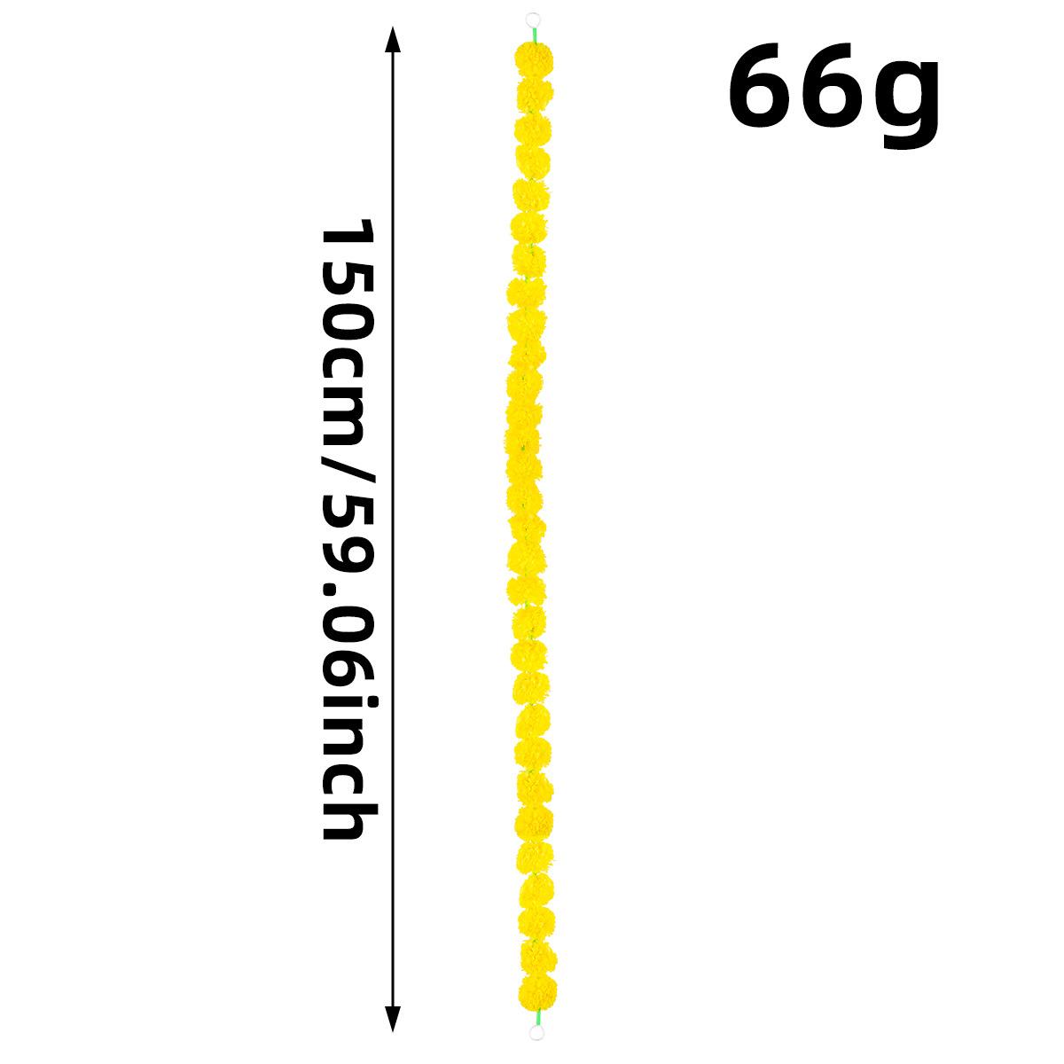 

Day of the Dead festival decor Chrysanthemum long vine, the front door decor garland, Halloween decor flower wreath yellow