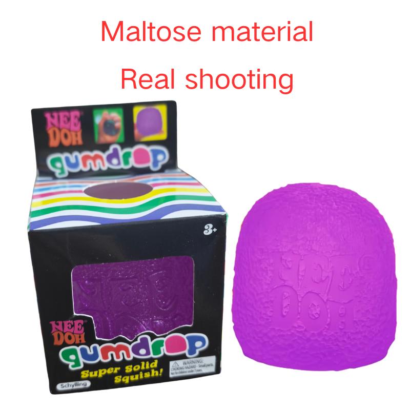 Interesting Toys Unisex Schylling Nee Doh Gumdrop Soft Squeeze Fidget Toy Assorted Colors Collectible Stress Relief Blind Box Gift