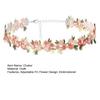 Embroidered Flower Choker Women Vintage Boho Floral Necklace Adjustable Daisy Rose Embroidery Choker for Dating Party Holiday