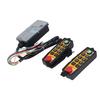 Industrial Remote Control Waterproof Dual Handle Electric Lift Wireless Switch Transmitter Receiver with Lock DC24V