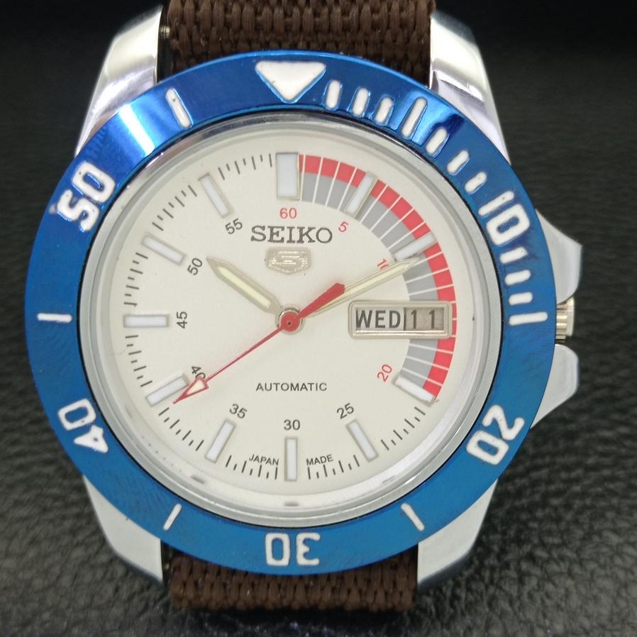 JAPAN REFURBISHED SEIKO 5 MENS 6309A AUTOMATIC WHITE DIAL WRIST WATCH A426539-2 RL-a426539