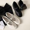Cosy Soft PU Leather Round Toe Flats Heels Woman Sandals Concise Buckle Strap Shoes Fashion Summer Zapatos De Mujer
