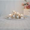 Wooden Candle Holder Wedding Decor With Handcrafted Design For Romantic Table Setting