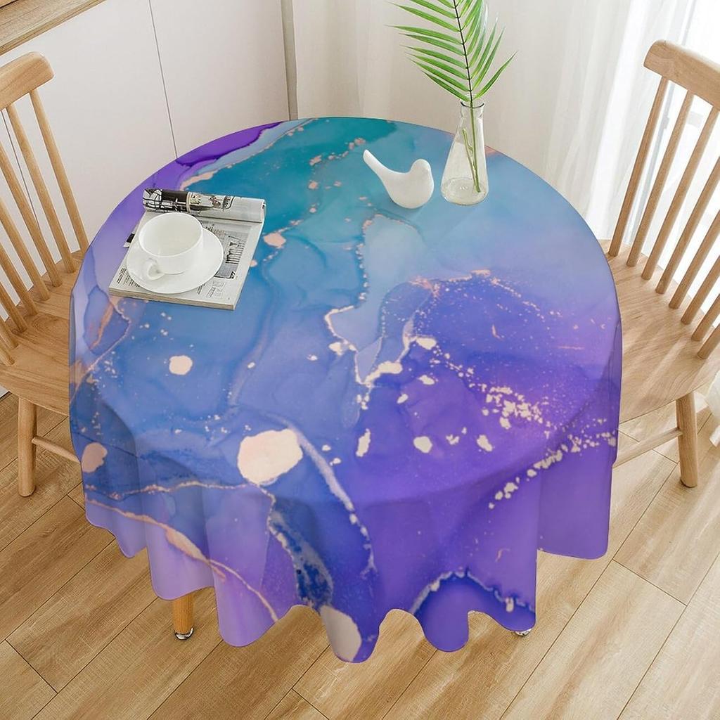 William Morris Bloemenprint Rond Tafelkleed Afwasbaar Polyester Stof Vintage Bloemen Wasbaar Tafelkleed Voor Feestdagen Keuken