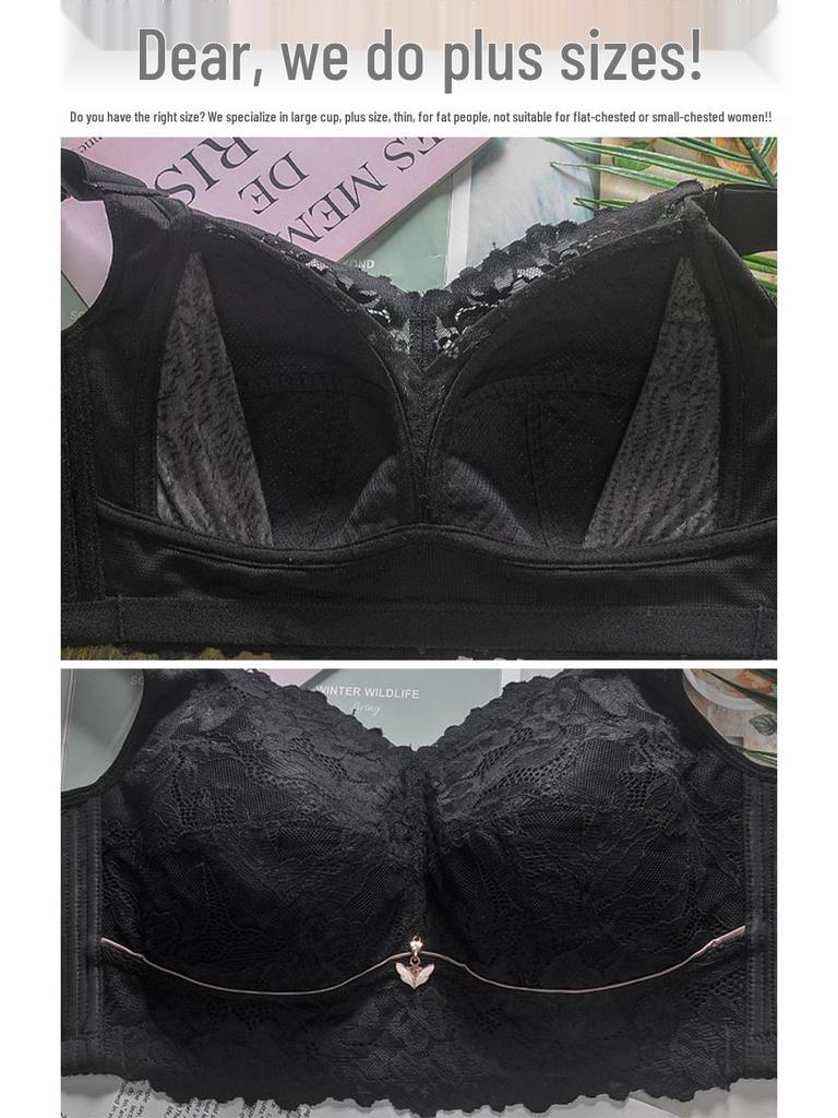 Vollabdeckung Ultradünn Übergröße BH: Hebende & Anti-Erschlaffungs-Unterstützung für Große Brüste