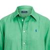 Polo Ralph Lauren Solid Color Pony Embroidered Loose Long Sleeve Shirt Women Shirts Green WMPOSHTNDO20519-300