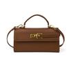 Women's Brand Luxury Lock Bag Retro Trendy Crossbody Bag Large Capacity Square Handbag Flip-top Commuter Bag Casual Shoulder Bag