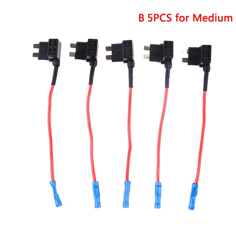 

5 шт. автомобильный держатель предохранителя Add-A-Circuit Tap адаптер Micro Mini стандартный предохранитель для атм