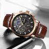 LIGE 2021 Multifunction Waterproof Quartz Chronograph Watch