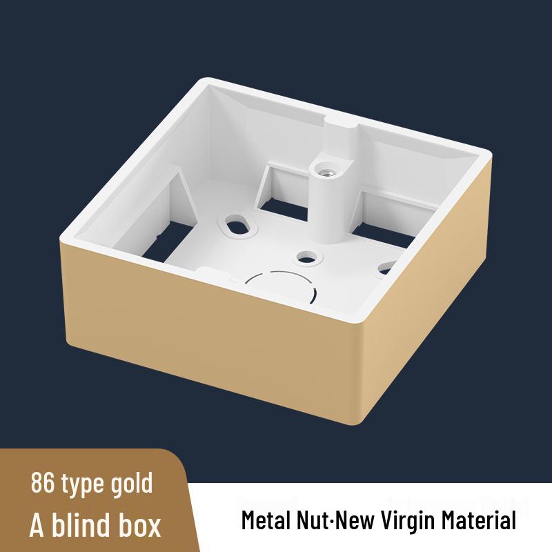 Universal PVC Type 86 Thickened Surface Mount Switch & Socket Junction Box, Double/Triple