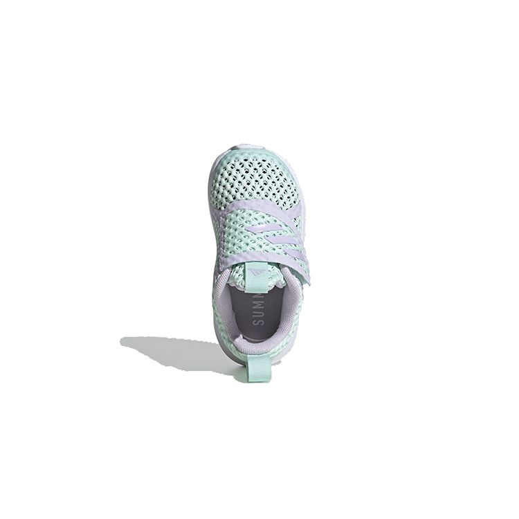 Adidas Fortarun Summer Cushioning Durable Breathable Low-Top Walking Shoes Baby Shoes Green EF9704