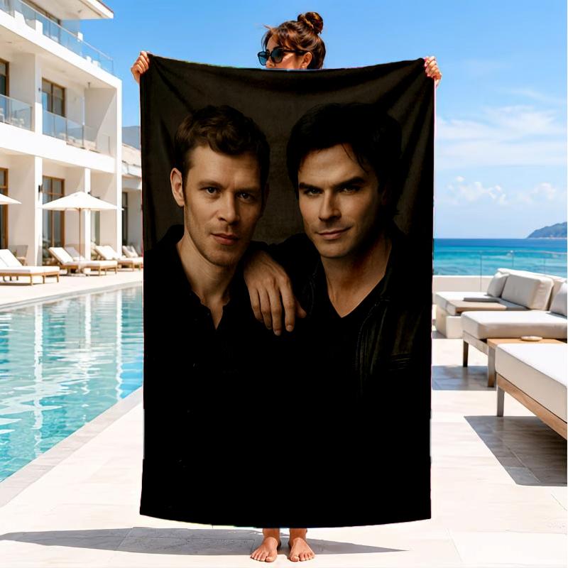 Ladybug Elegance Klaus  Beach Towel, Super Soft Microfiber, Perfect Gift for Her/Him, Birthday, for Pool, Beach, Travel, Decor Beach Party