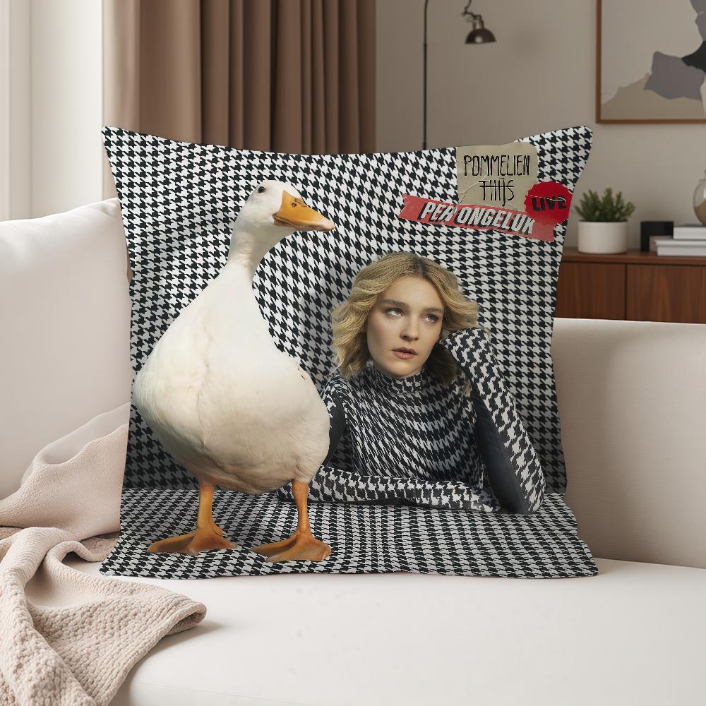 P-Pommelien Thijs Gedoe Pillow Case Suitable For Bedrooms Living Rooms Cars Home Decoration 20x20Inch