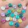 100pcs 10mm Round Resin Rhinestone Crystal Stone Beads Flatback For DIY Wedding Decoration -A59
