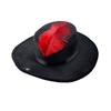 Vintage Fedora Hat Women Men Felt Vintage Hat Casual Festival Hat with Feather