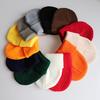 Unisex Solid Color Plain Adult Knit Hat, Warm Pullover Hip-Hop Hat, Ski Hat, Wool Hat