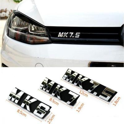 1 pièces emblème de calandre de voiture MK5 MK6 MK7 MK7.5 autocollant de calandre Logo Badge décalcomanie adapté pour Golf 5/6/7/7.5