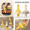 High-value Cartoon Oil Brush All-in-One Silicone Oil Bottle Kitchen Oil Brush  Barbecue