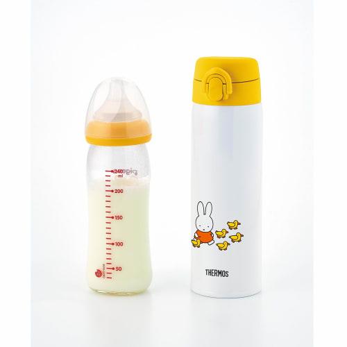 Thermos Miffy Stainless Steel Vacuum Bottle for Formula Preparation, 0.5L Capacity, 500ml, JNX-502B (MFY)