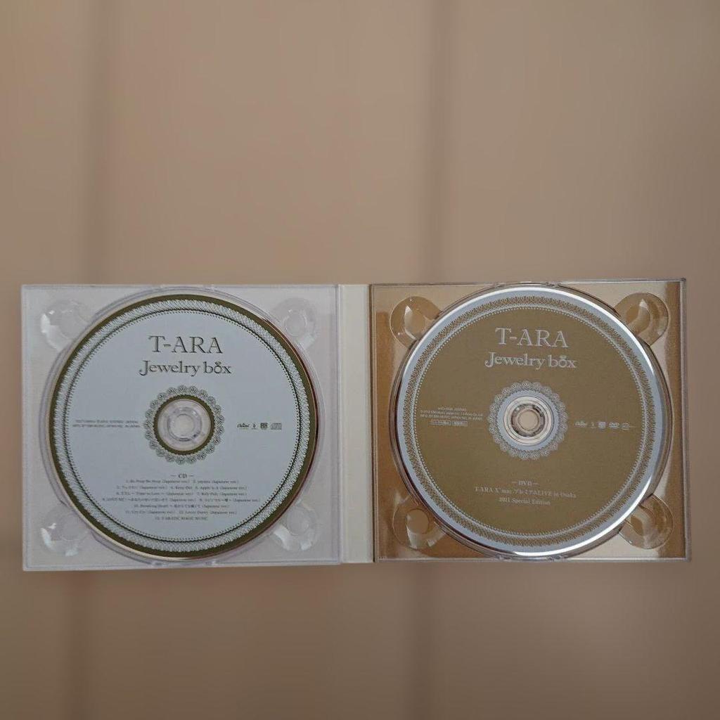 [USED] T-ARA/2012 ~Jewelry box~CD DVD muffler towel pink