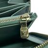 LOUIS VUITTON M81707 Japan limited Monogram emboss leather Zippy wallet Purse Blue Glacier leather Used